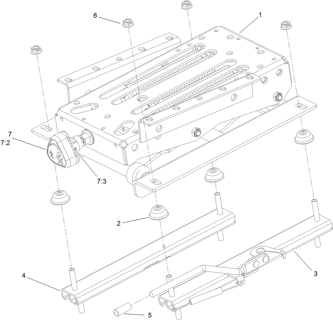 Seat Suspension Assembly No. 110-9730