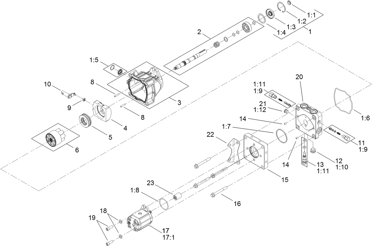 Hydraulic Pump Assembly No. 120-1090