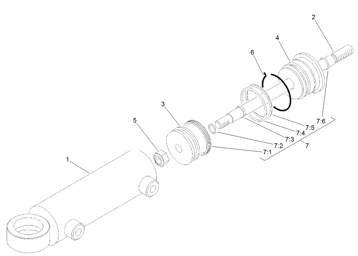 Hydraulic Cylinder No. 94-8142