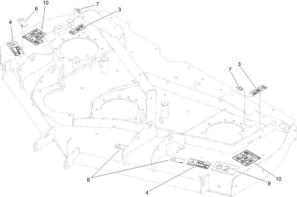 Deck Decal Assembly No. 108-9907