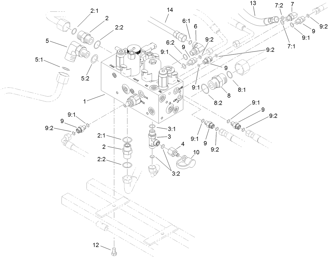 Manifold Block Installation Assembly