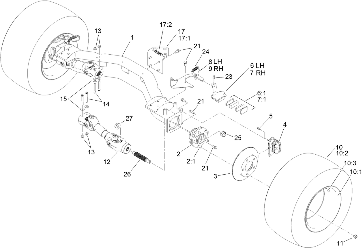 Rear Axle Assembly