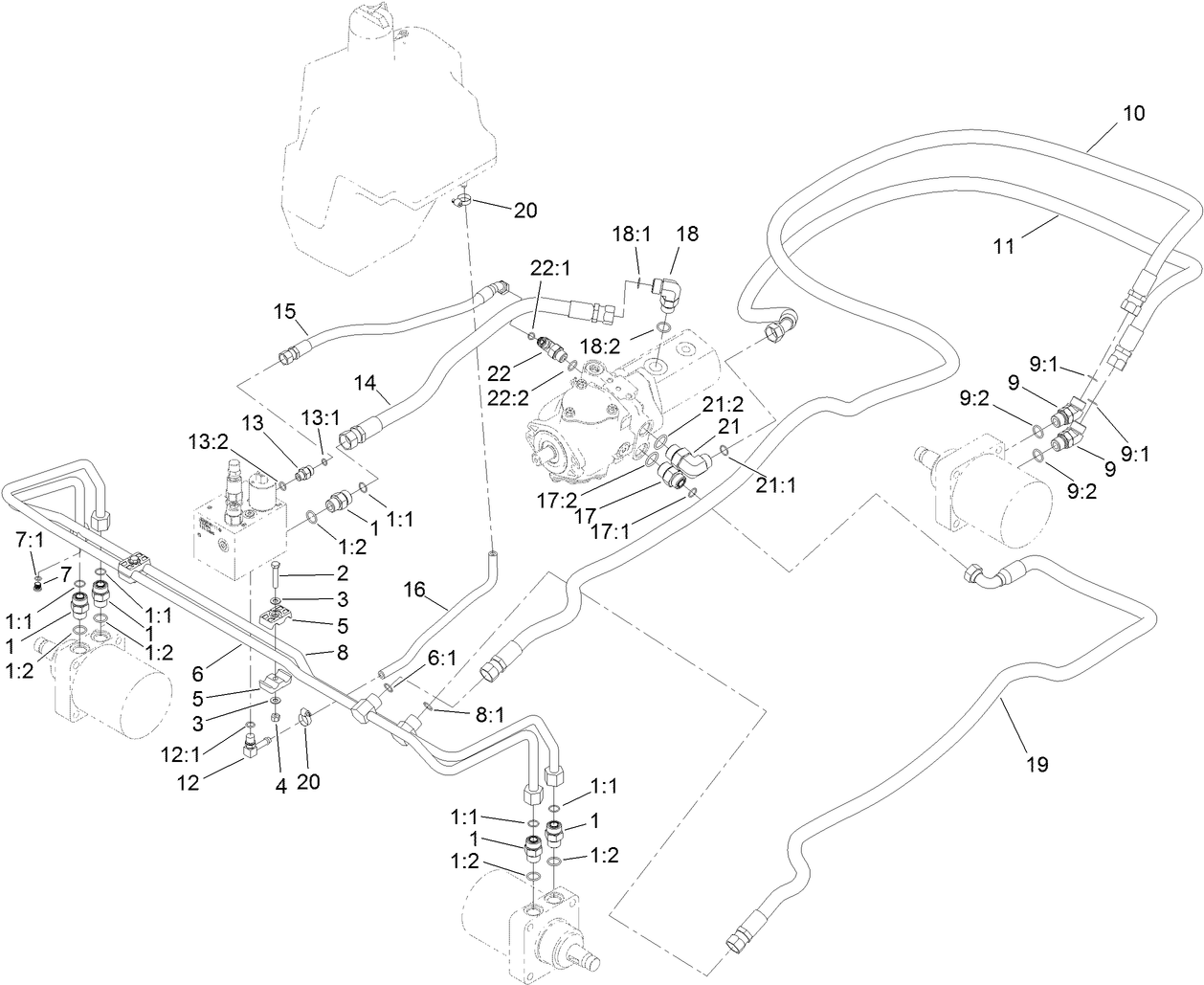 Traction Hydraulic Assembly