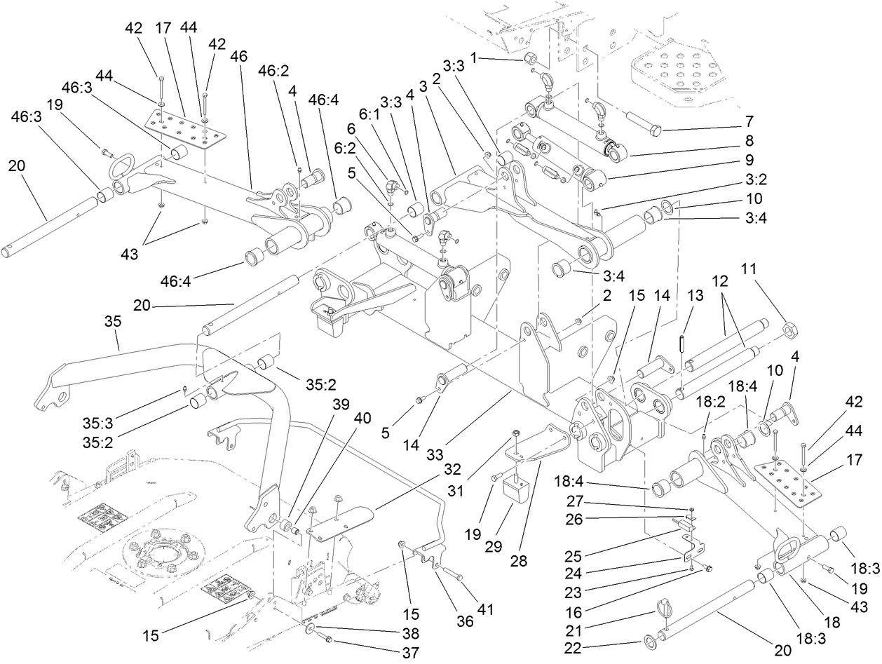 Front Lift Arm Assembly