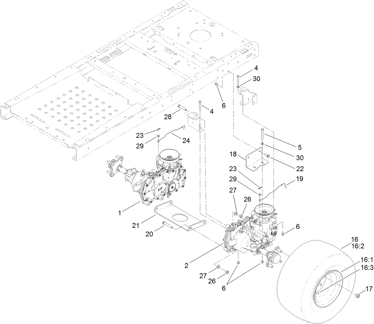 Hydro Transaxle Assembly