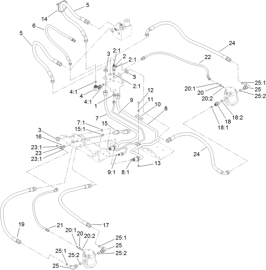 Mow Hydraulic Assembly
