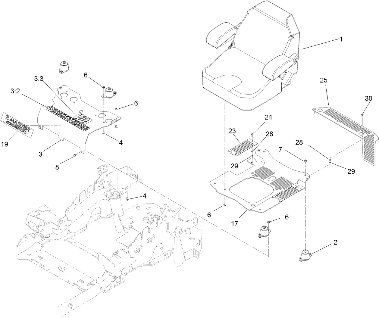 Seat Mounting Assembly
