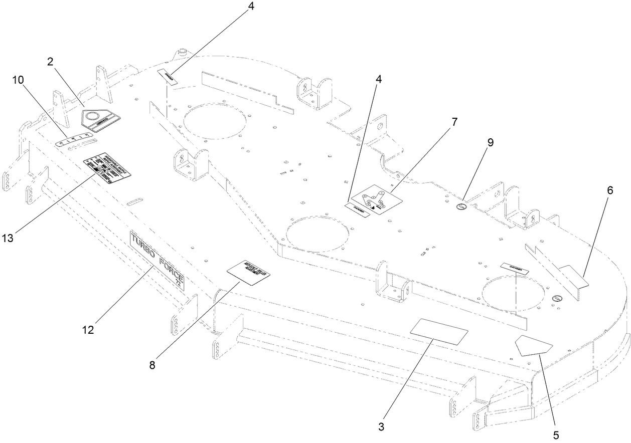 Deck Decal Assembly No. 114-4483