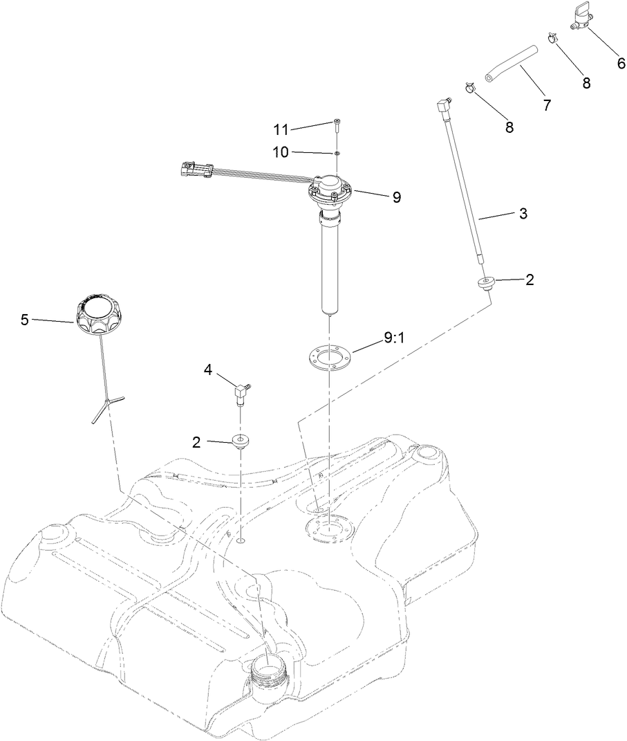 Fuel Tank Assembly No. 116-3978