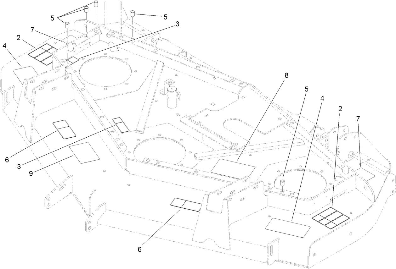 Deck and Decal Assembly No. 107-7261