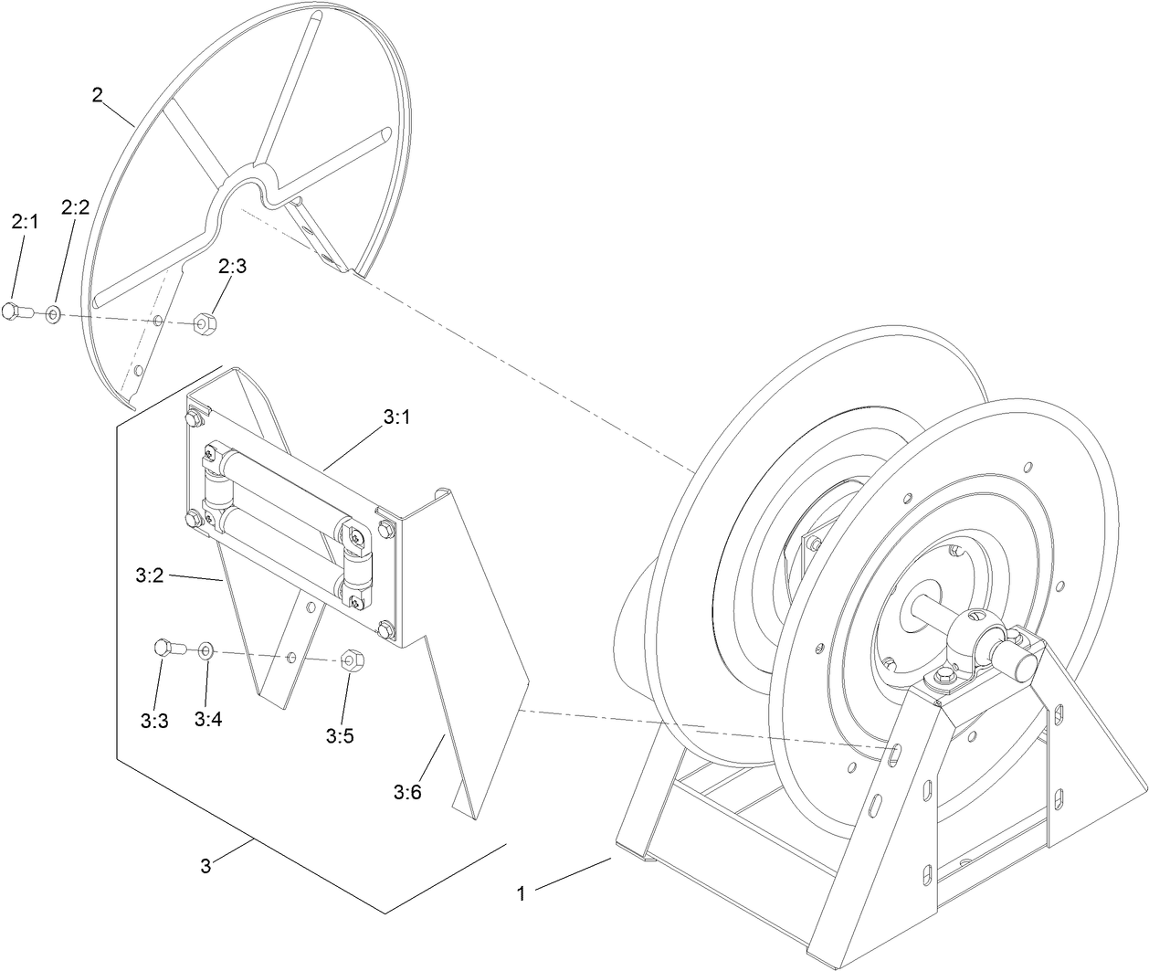Hose Reel Assembly No. 106-5083