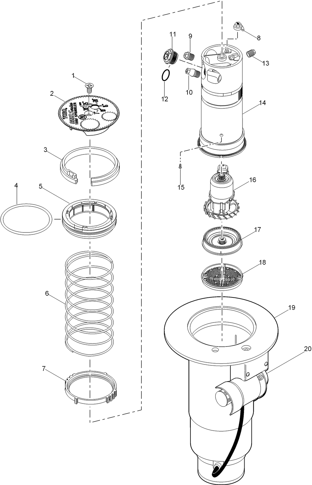 855S Series Sprinkler