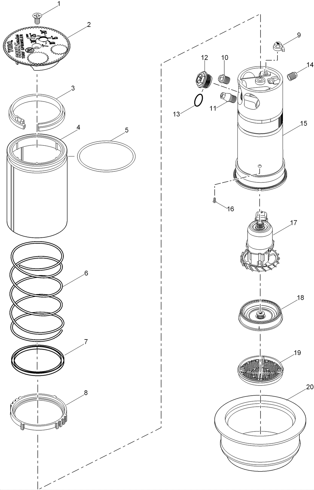 855S Series Ribless Body, Conversion Assembly
