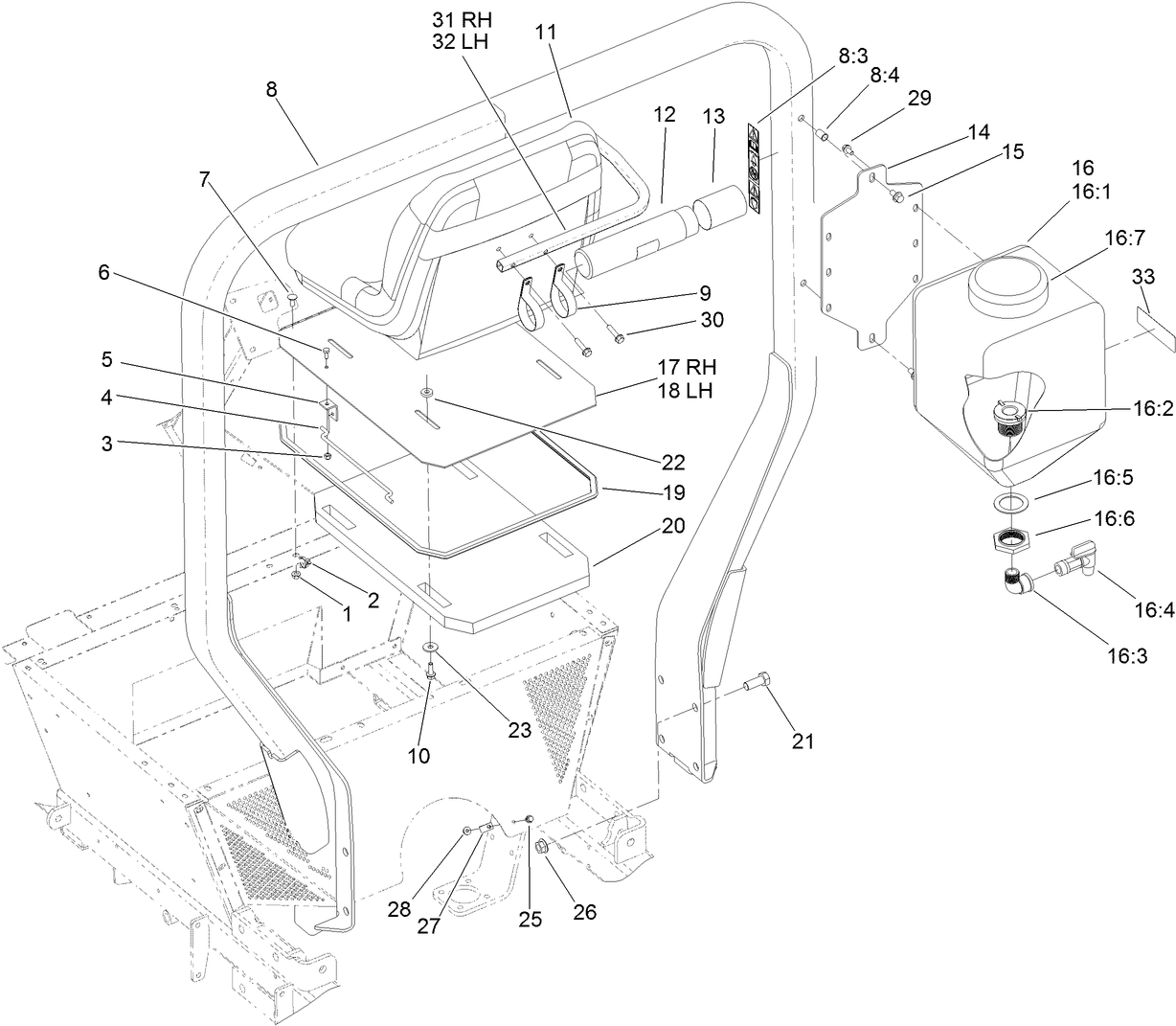 Roll-Over Protection System and Seat Assembly
