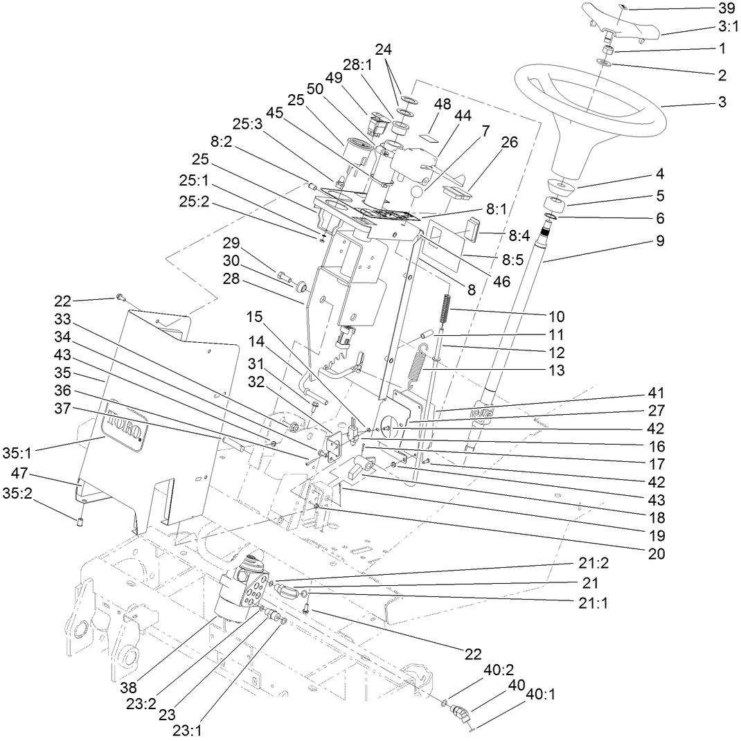 Steering Tower Assembly