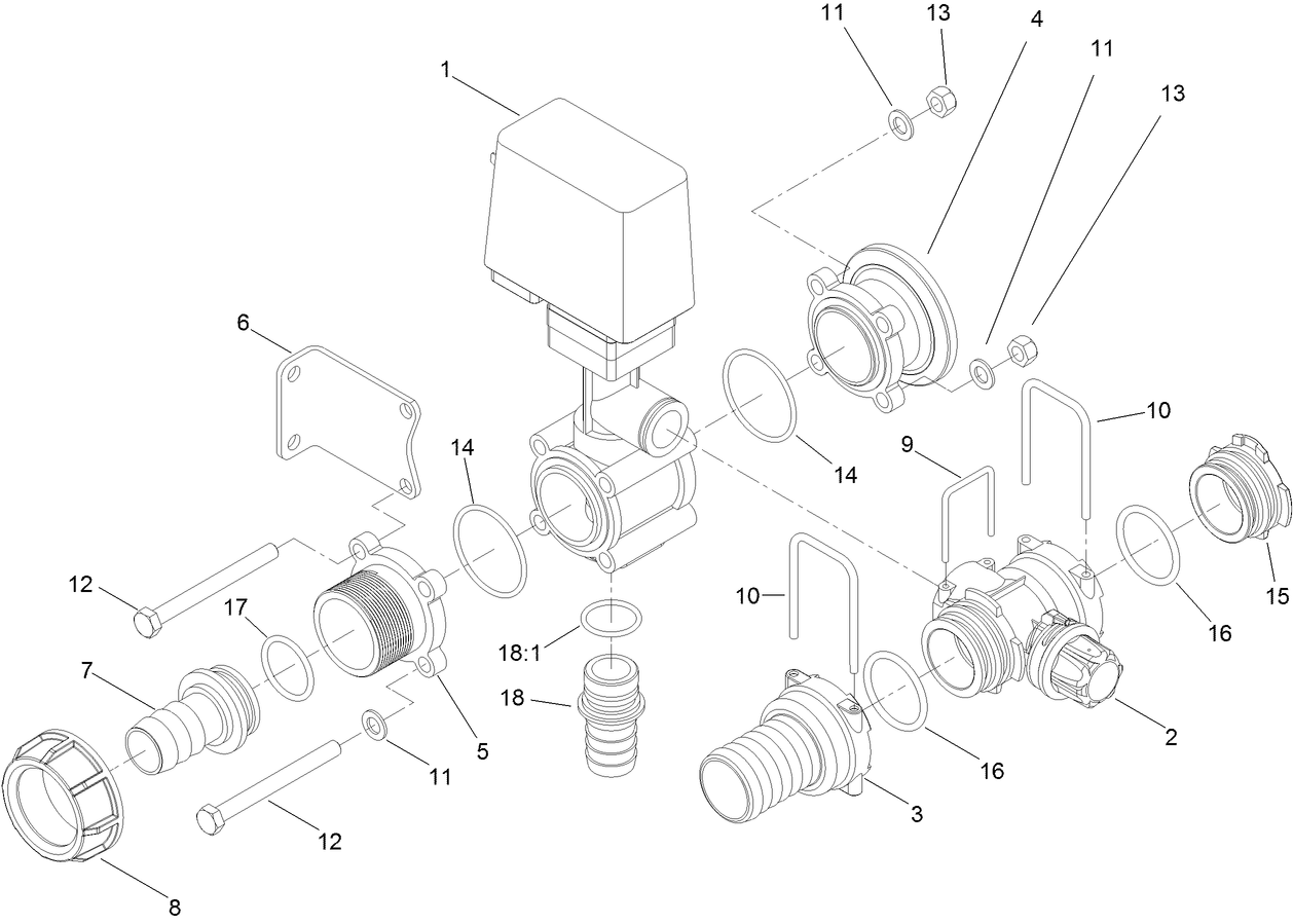 Agitation Valve Assembly