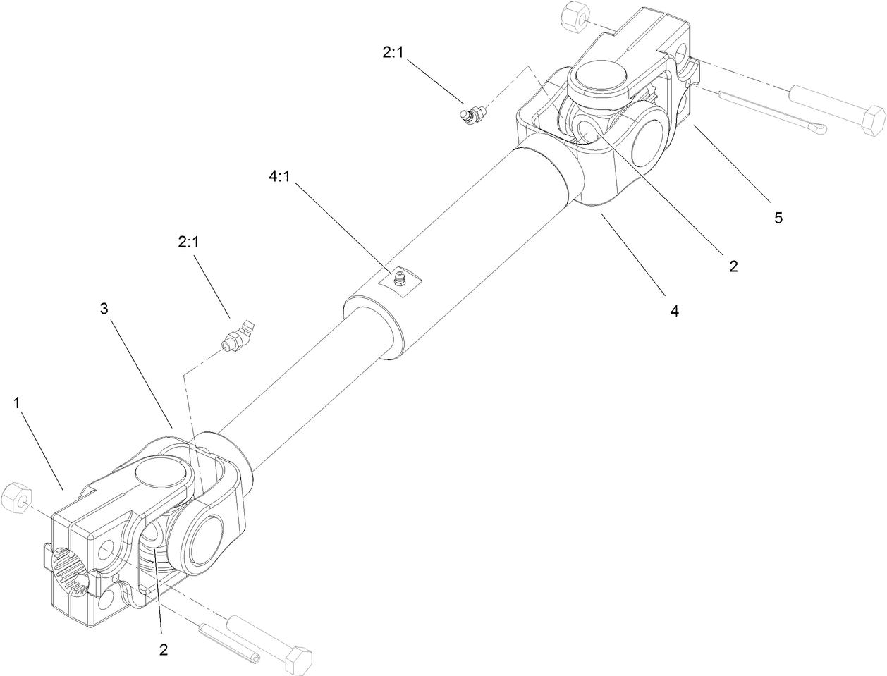 Drive Shaft Assembly No. 110-4704
