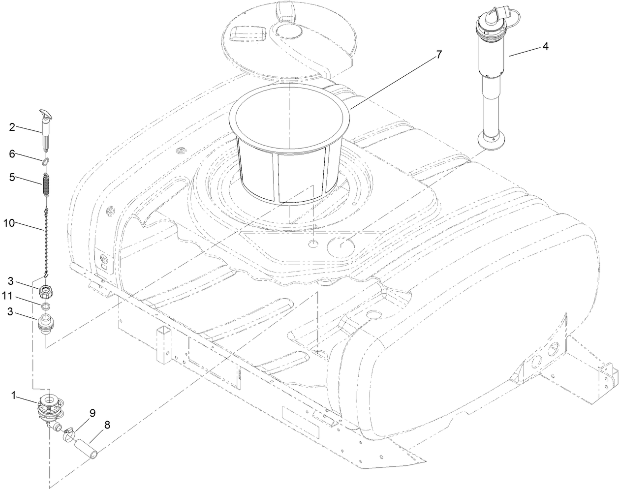 Suction and Drain Assembly