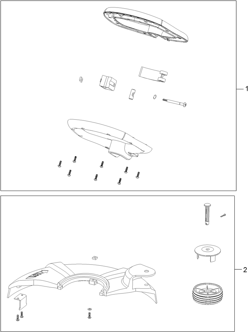 Assist Handle and Shield Assembly