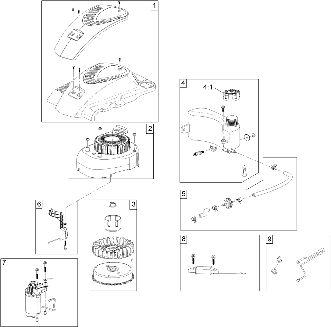 No. 1 Engine Assembly No. 121-2052