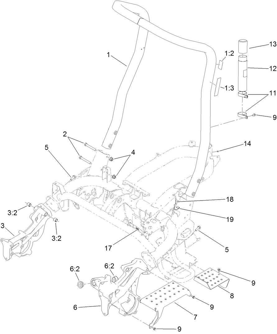 Roll-Over Protection System Assembly