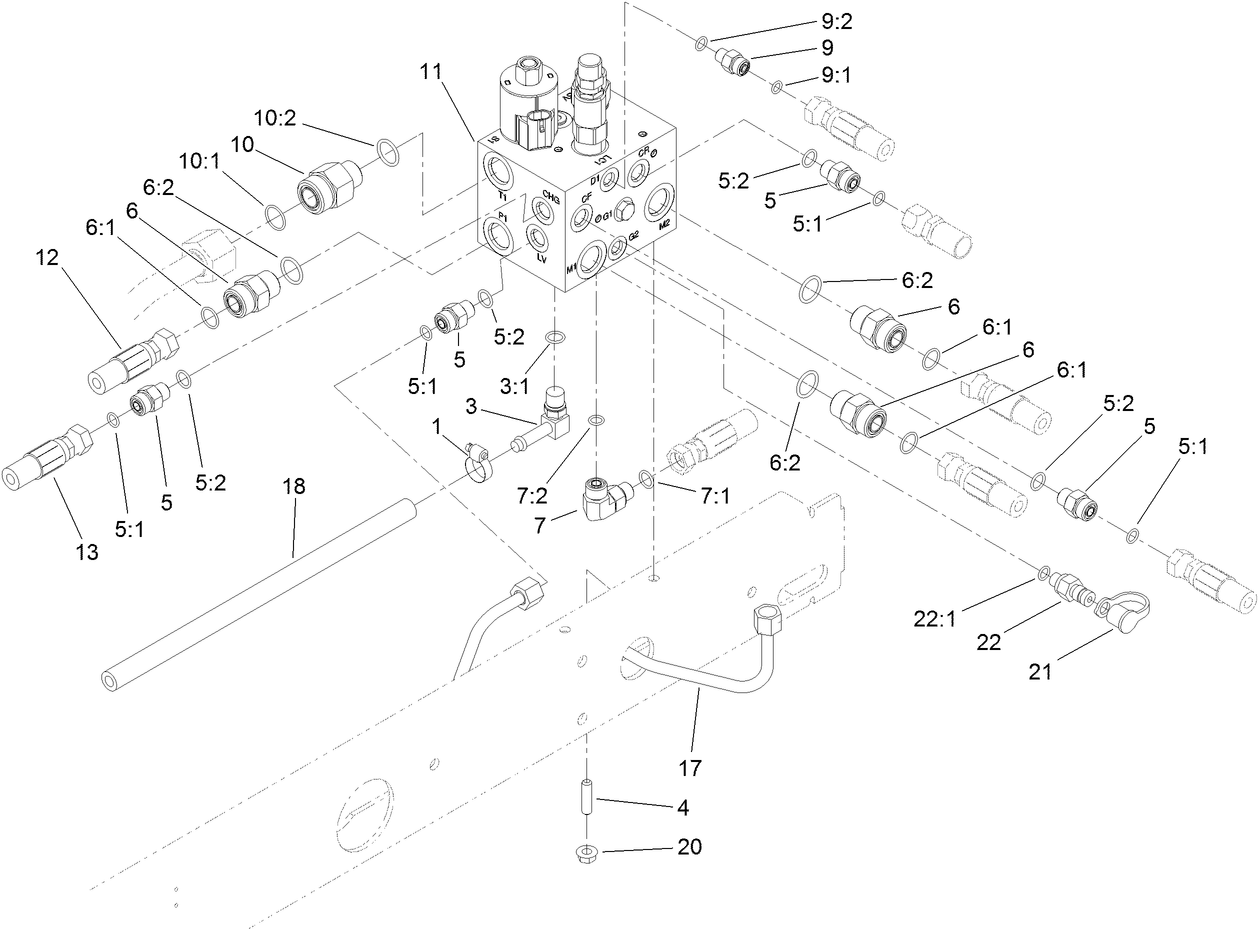 Manifold Block Installation Assembly