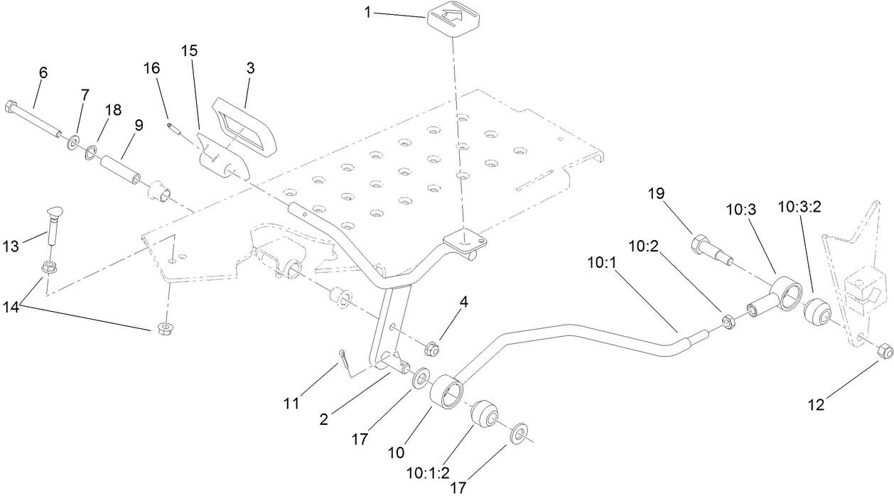 Traction Pedal Assembly