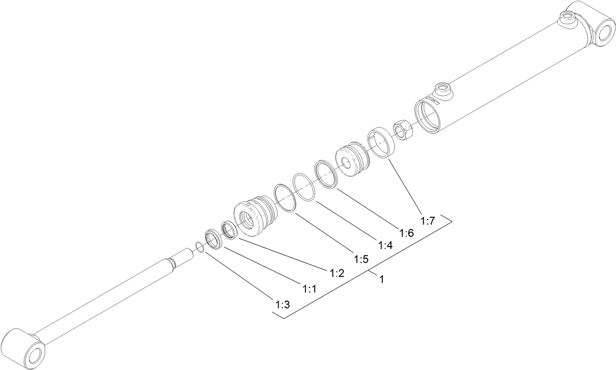 Hydraulic Cylinder Assembly No. 112-2602