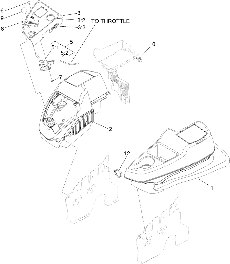 Fender, Console and Control Assembly