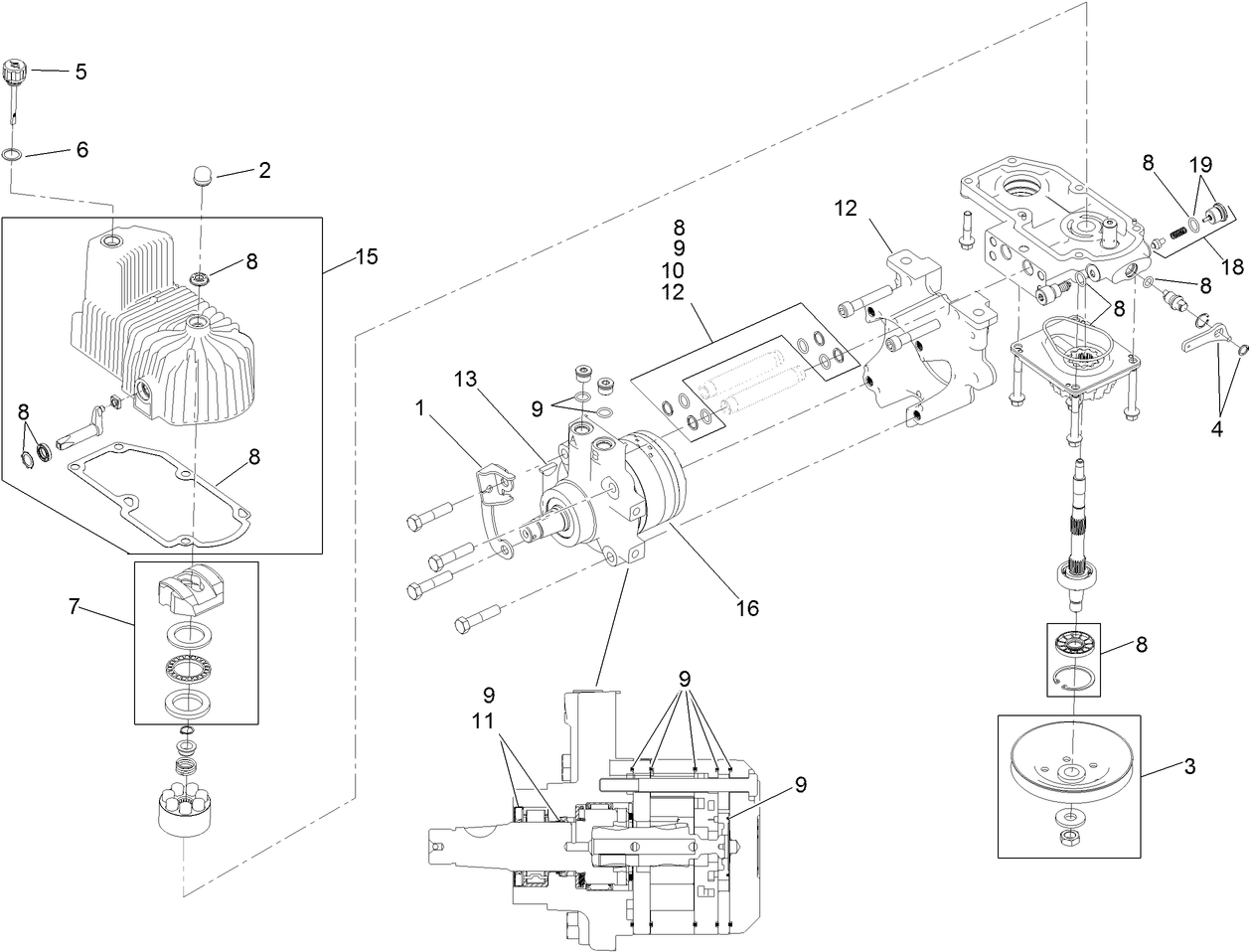 RH Hydro Assembly No. 116-6418