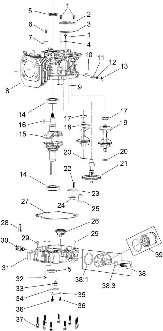 No. 3 Engine Assembly No. 120-4335