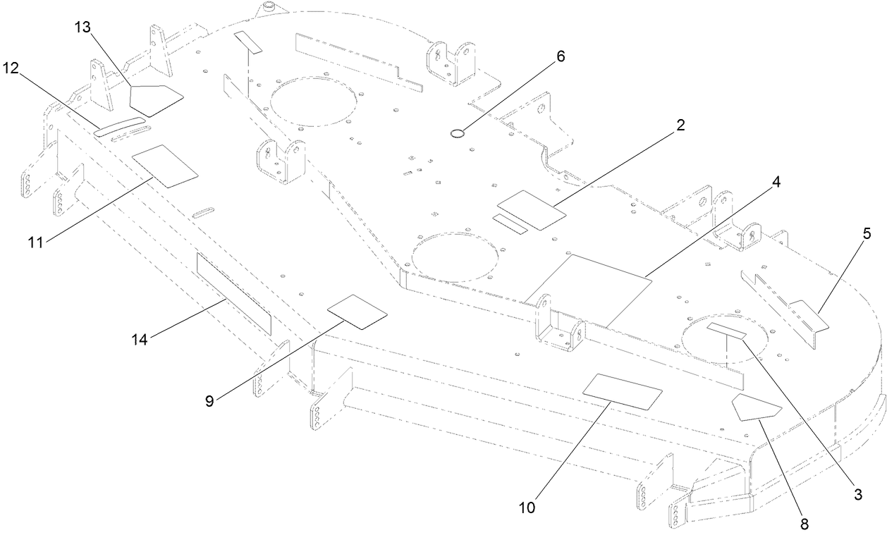 Deck Decal Assembly No. 117-3859
