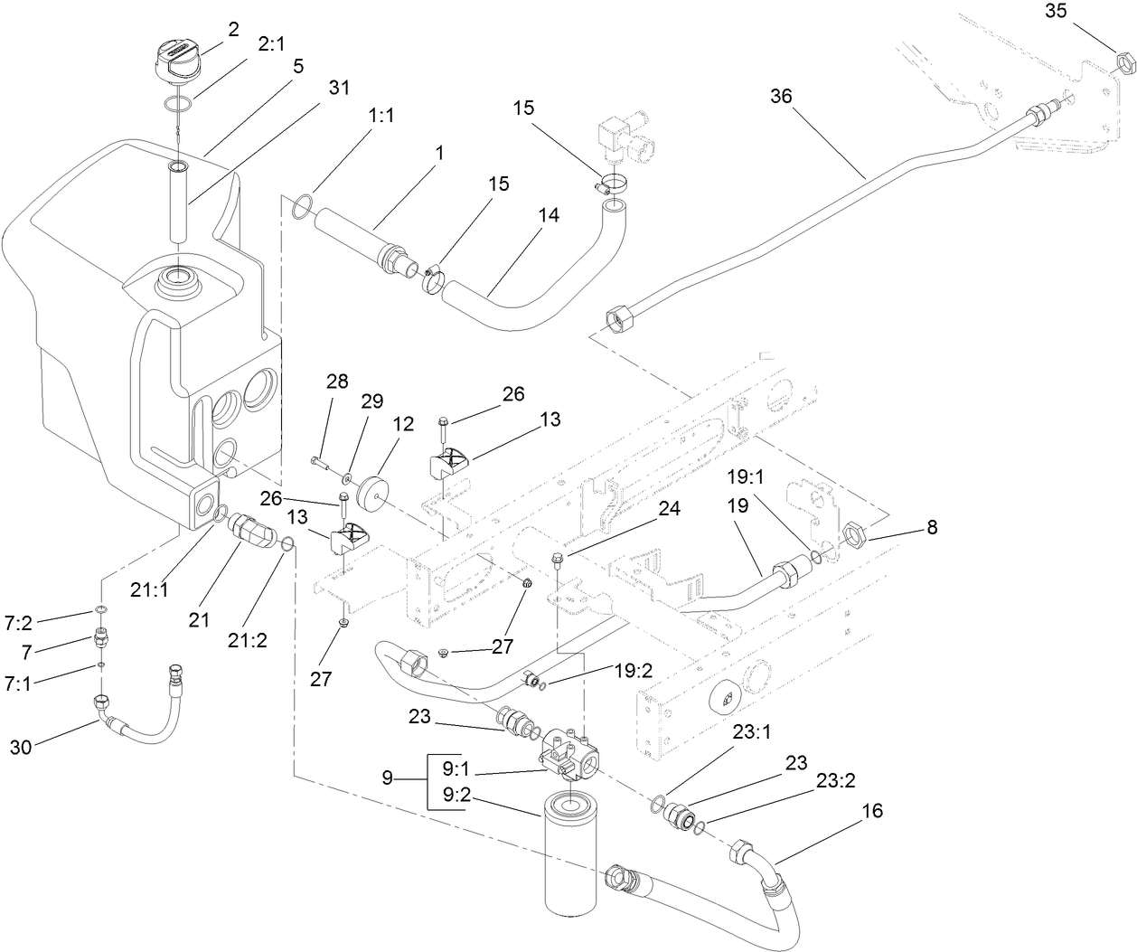Hydraulic Tank Assembly