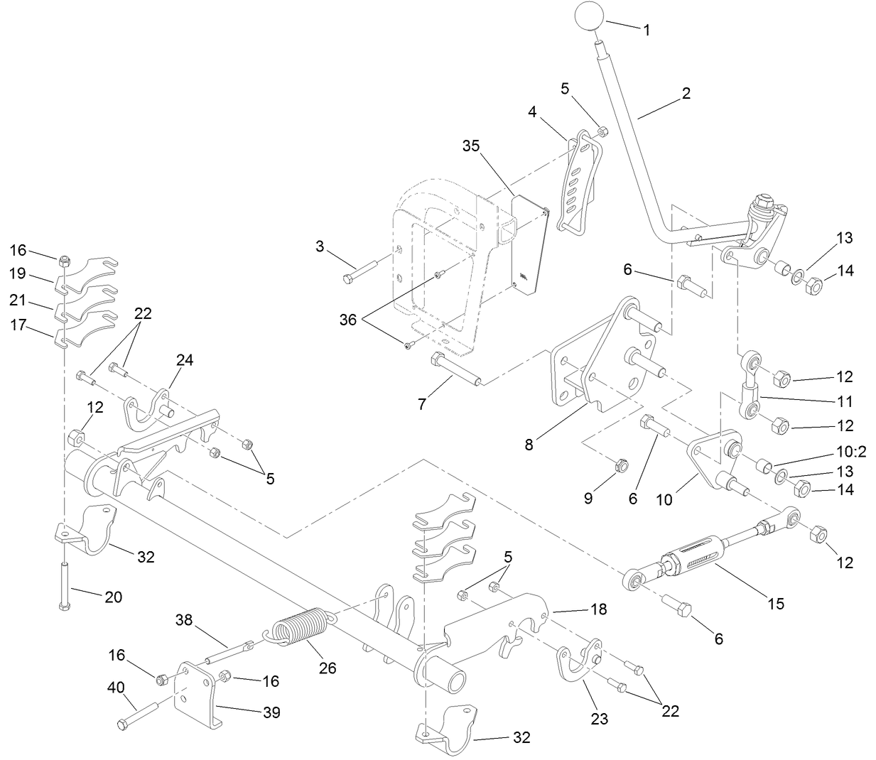 Midmount Toolbar Assembly