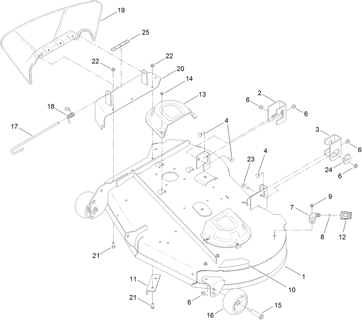 42 Inch Deck Assembly