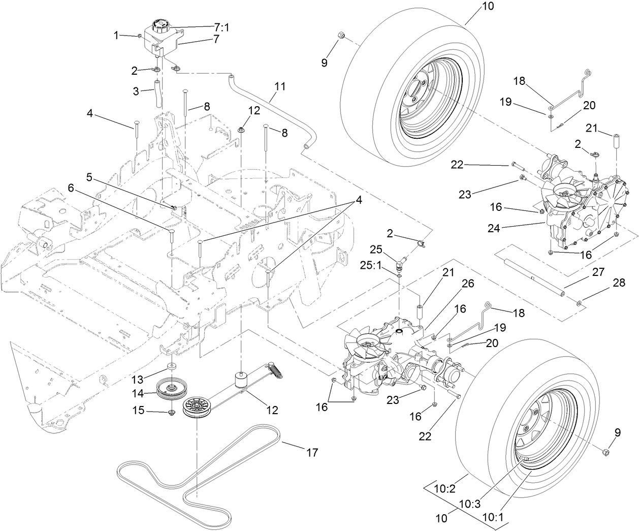 Hydro Drive System Assembly