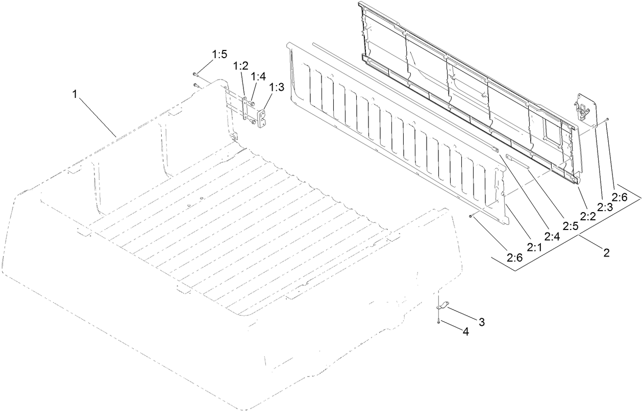 Cargo Bed Service Assembly No. 119-9710