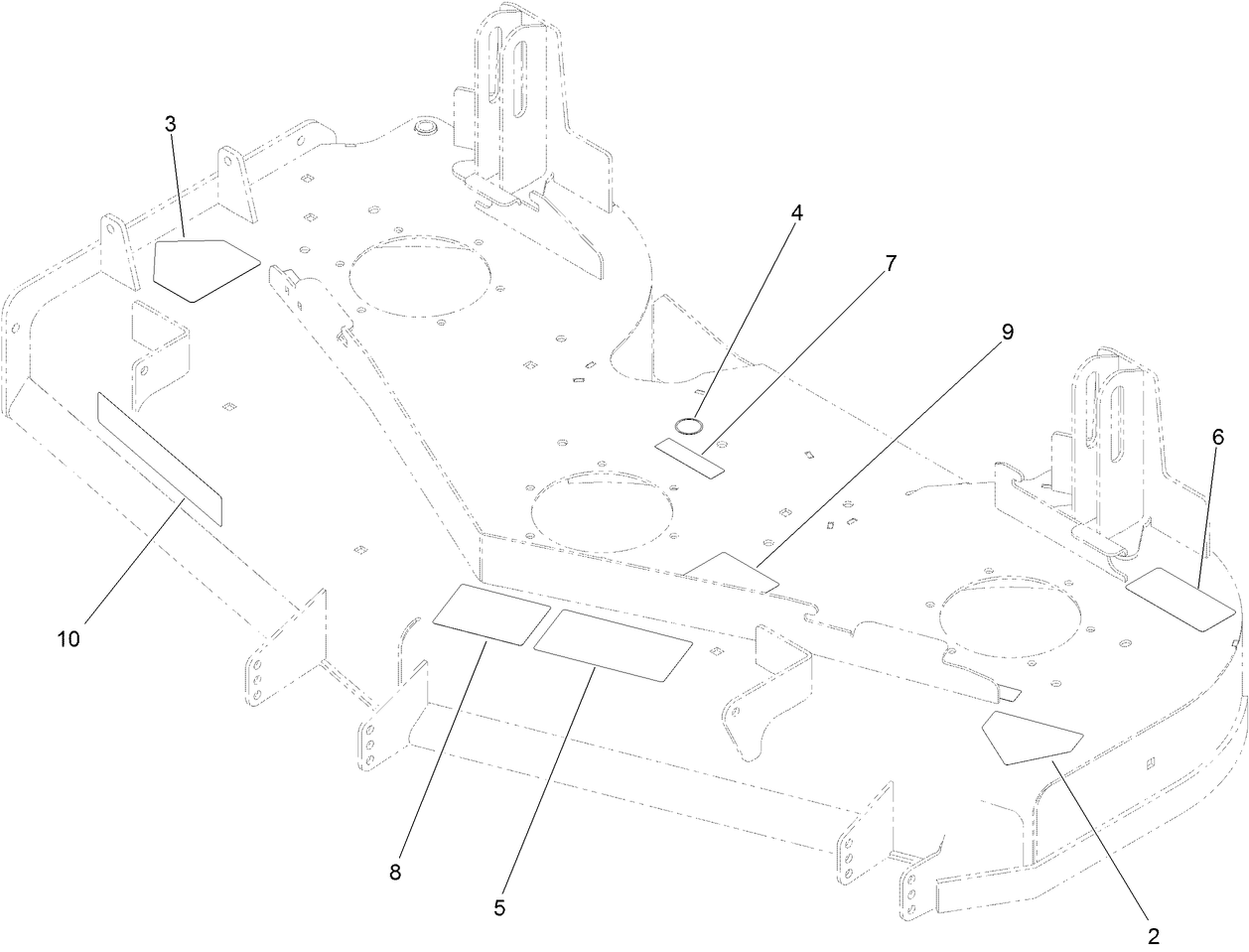 Deck Decal Assembly No. 120-2351