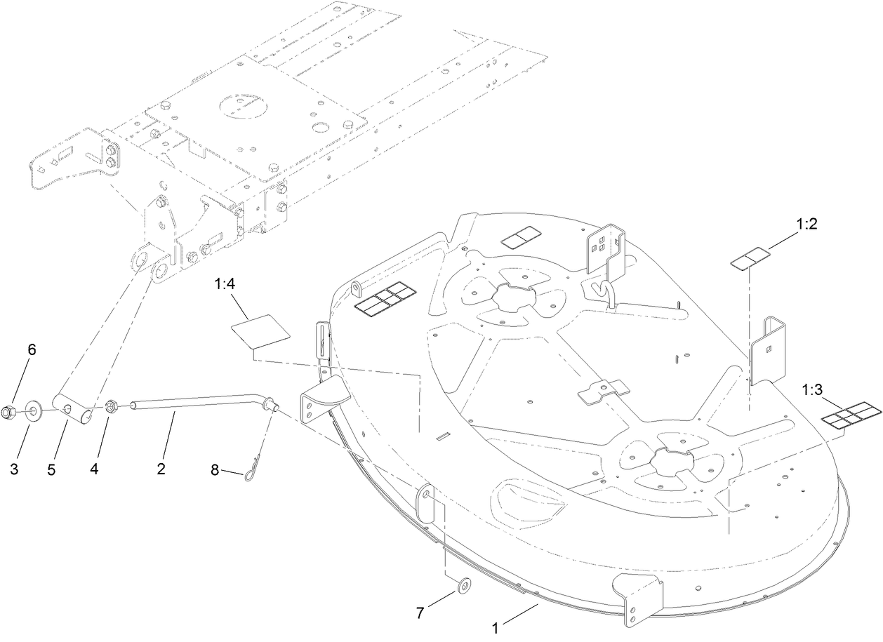 42 Inch Deck Assembly