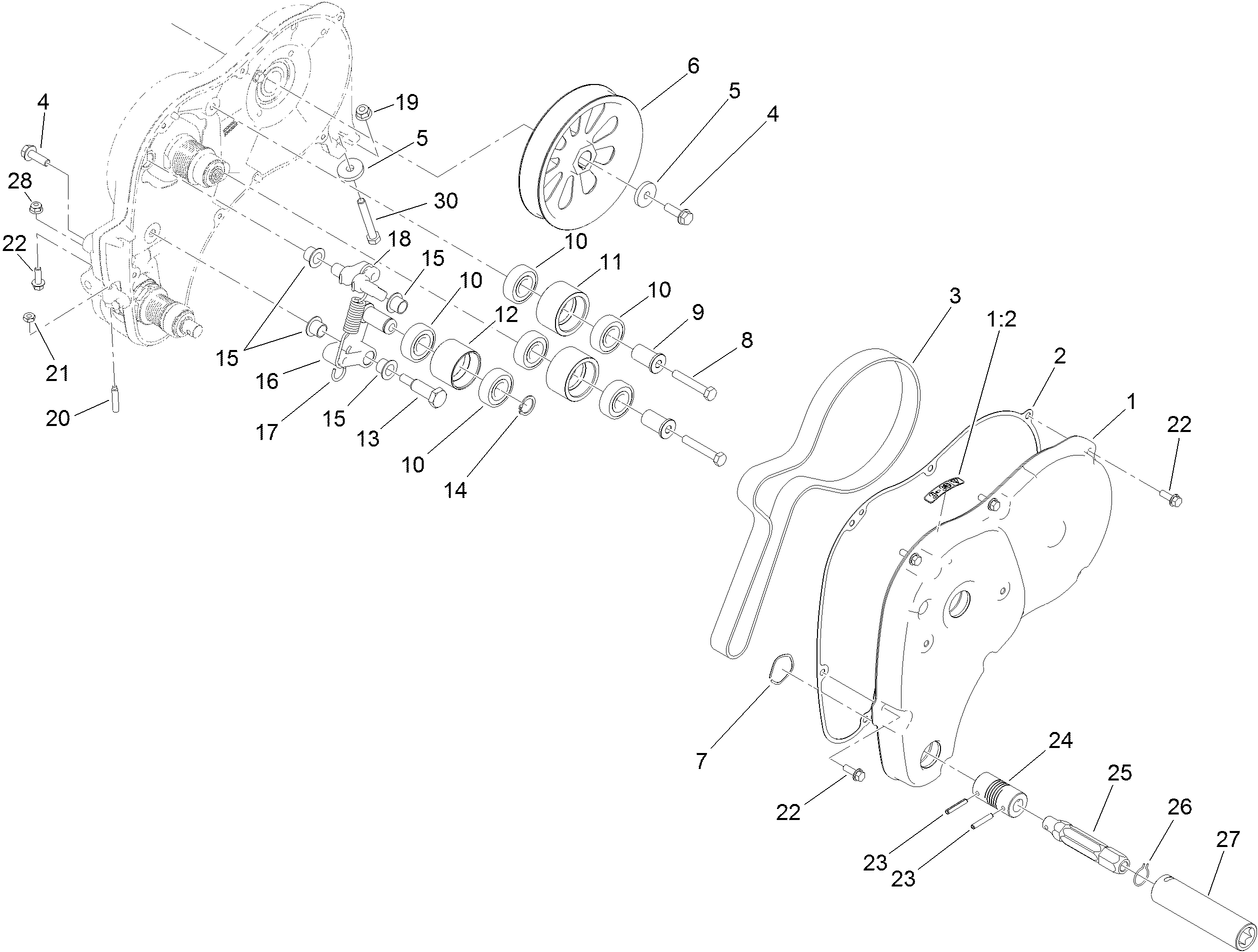 Right Side Transmission Assembly