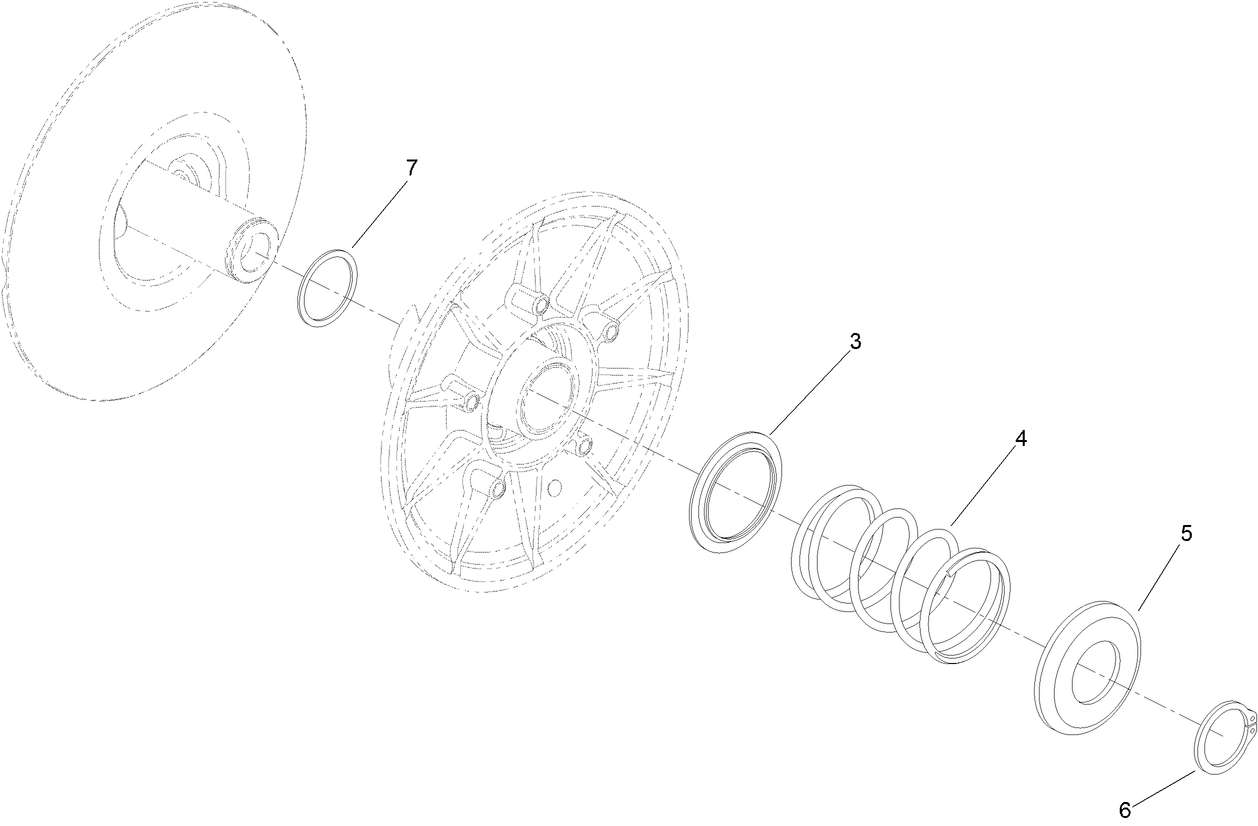 Secondary Clutch Assembly No. 119-6011