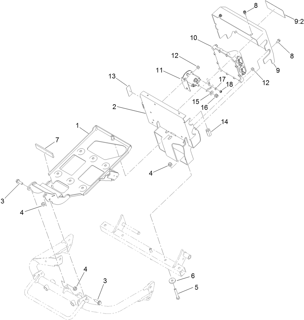 Battery Base and Controller Assembly