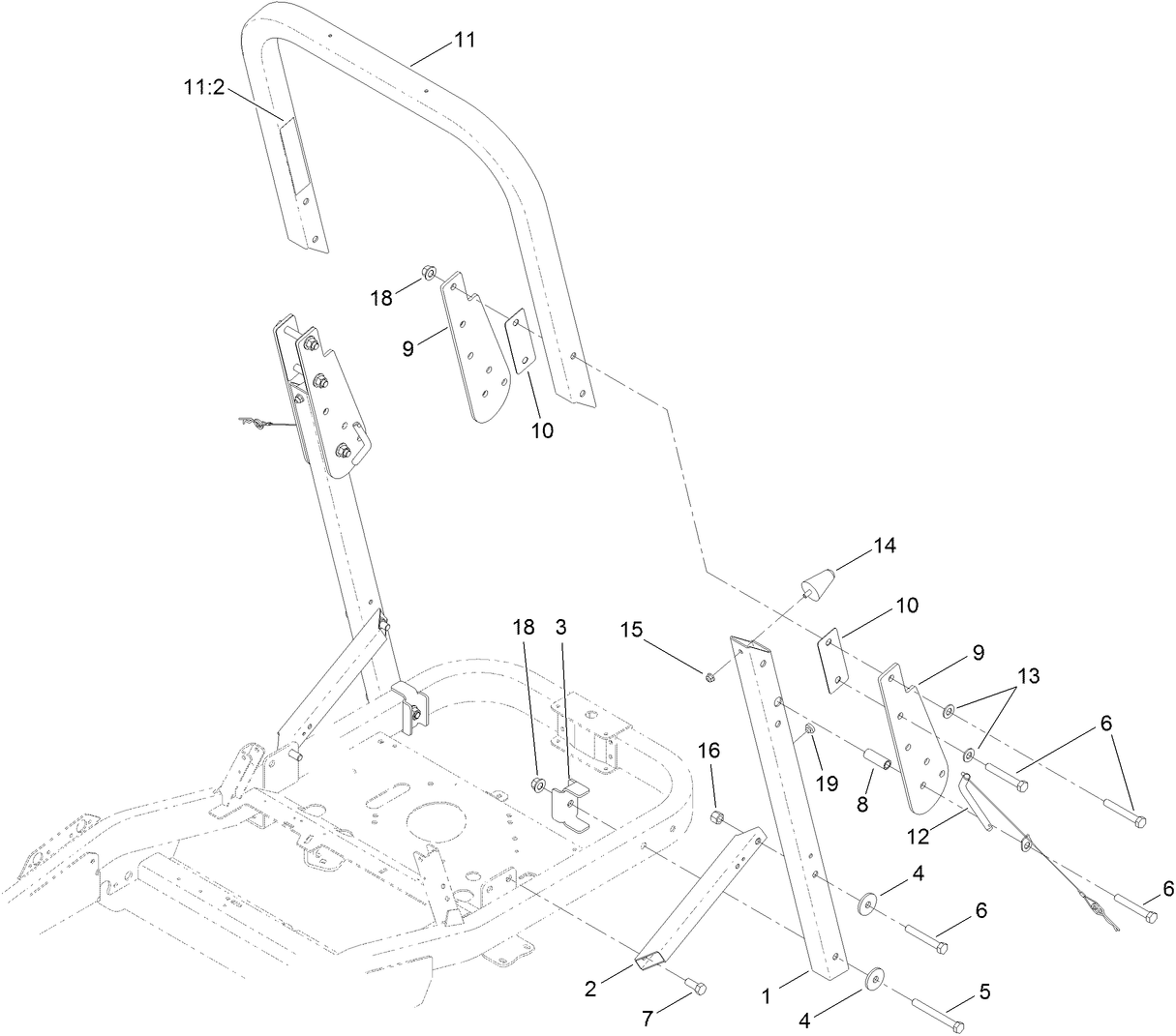 Roll-Over Protection System Assembly