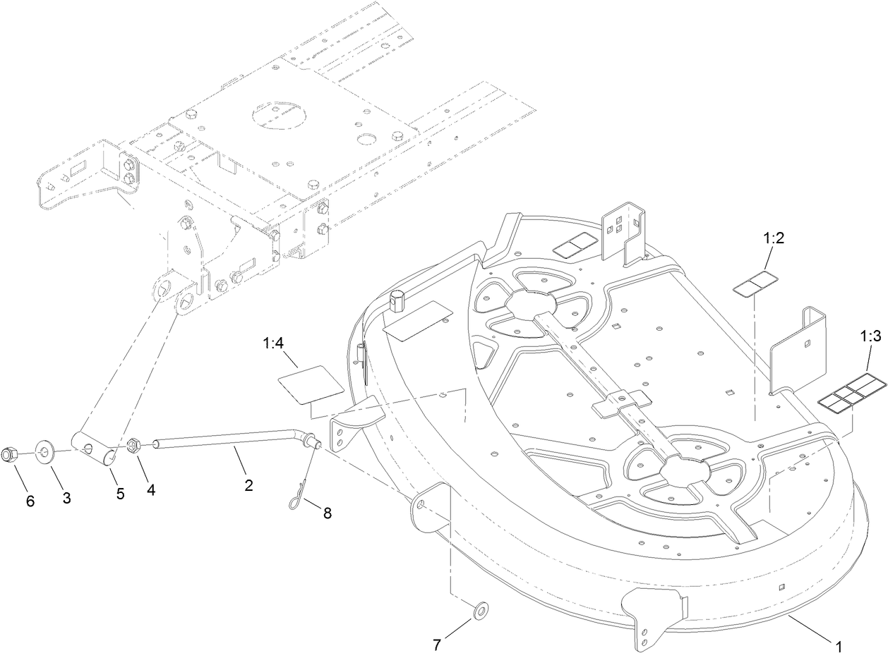 38 Inch Deck Assembly