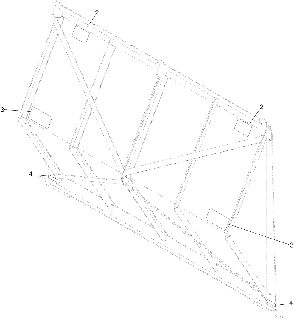 Hopper Door Decal Assembly No. 119-6268