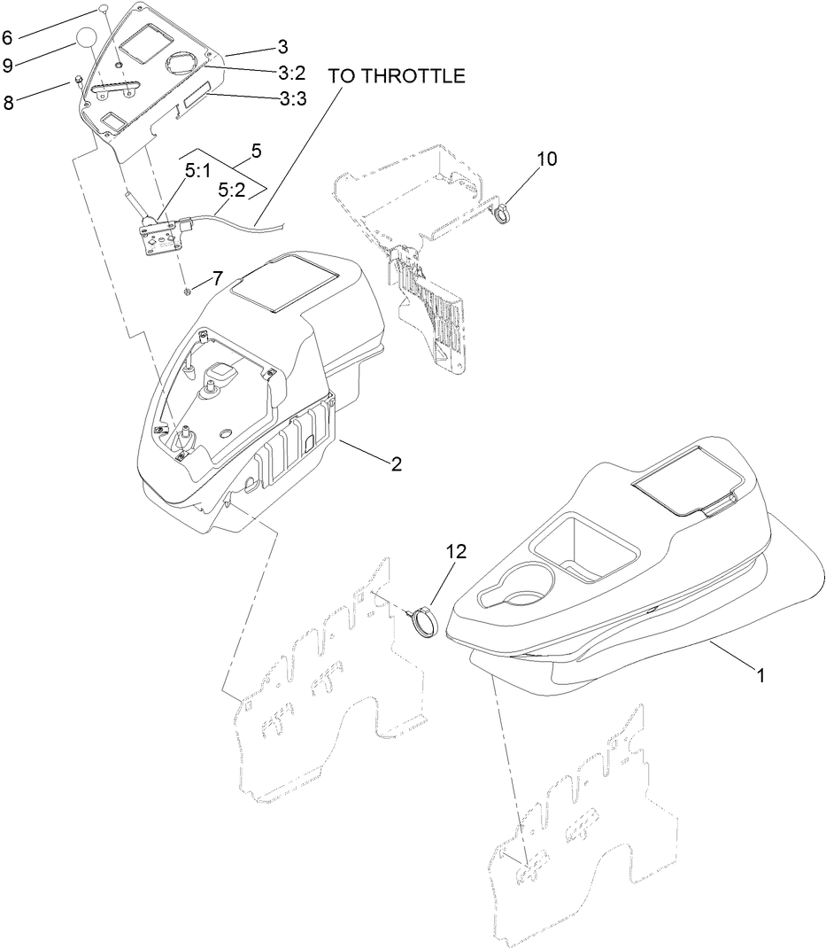 Fender, Console and Control Assembly