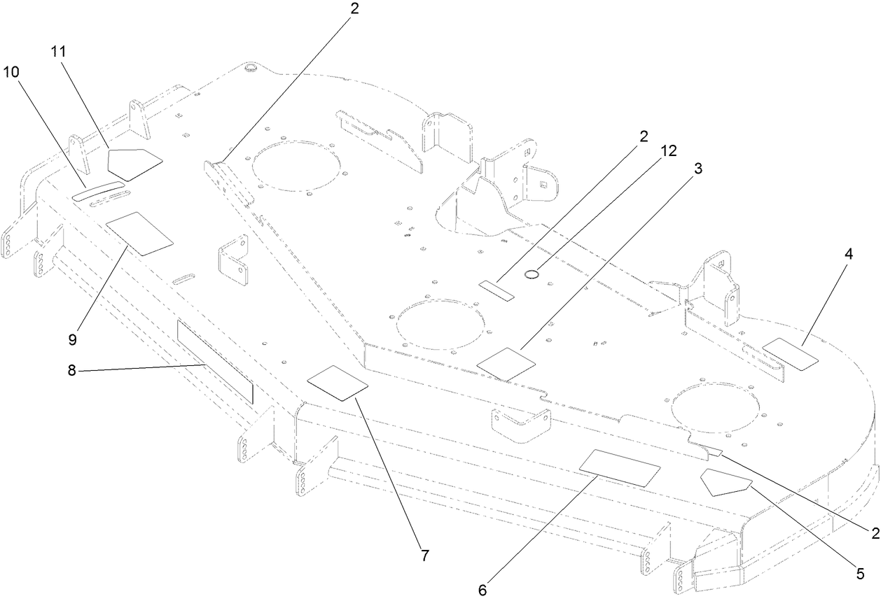 Deck Decal Assembly No. 112-4195