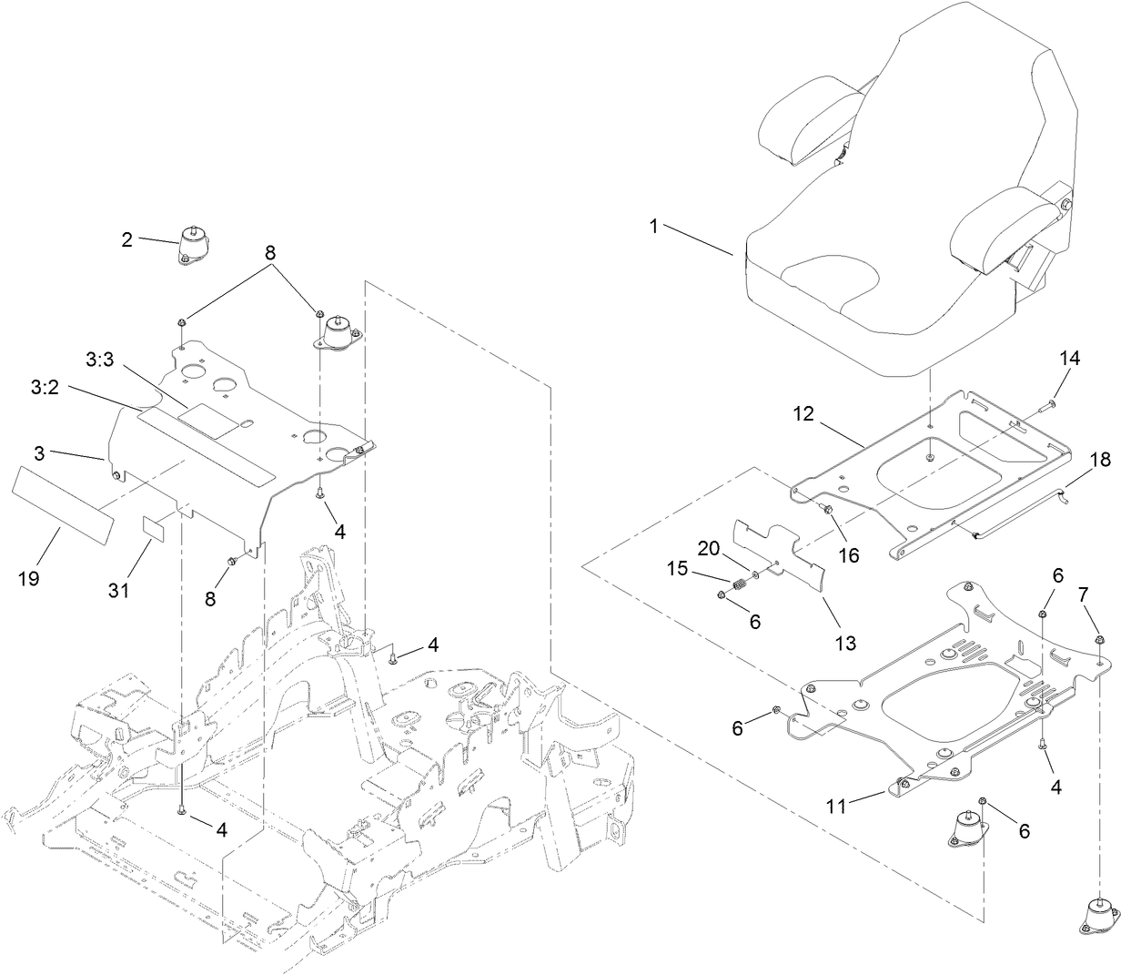 Seat Mounting Assembly