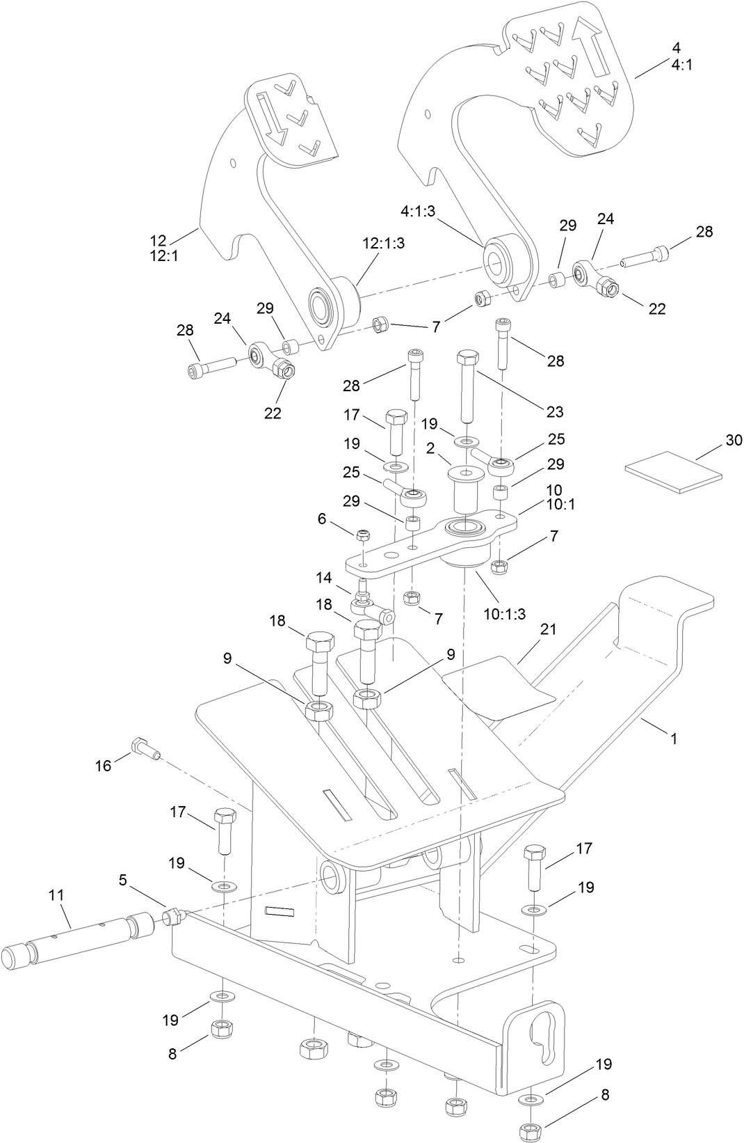 Pedal Control Assembly