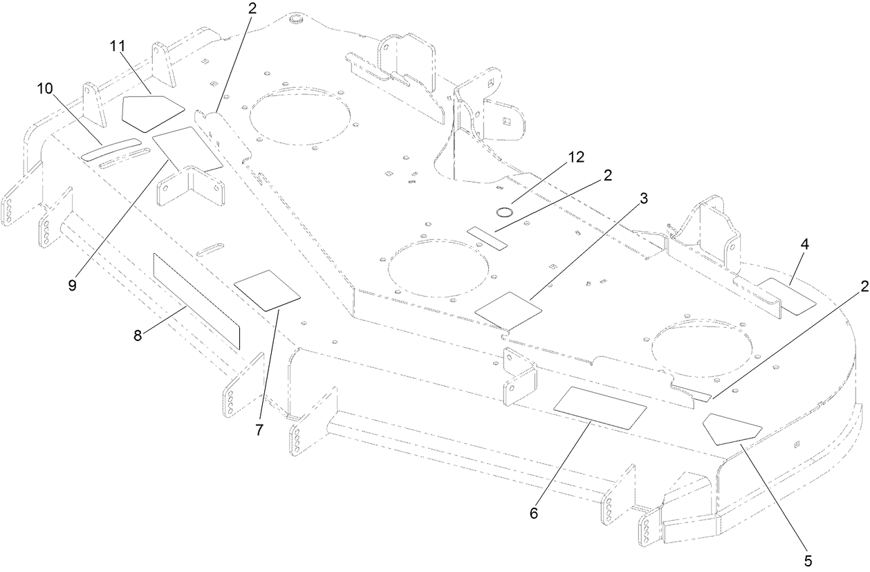 Deck Decal Assembly No. 112-4180